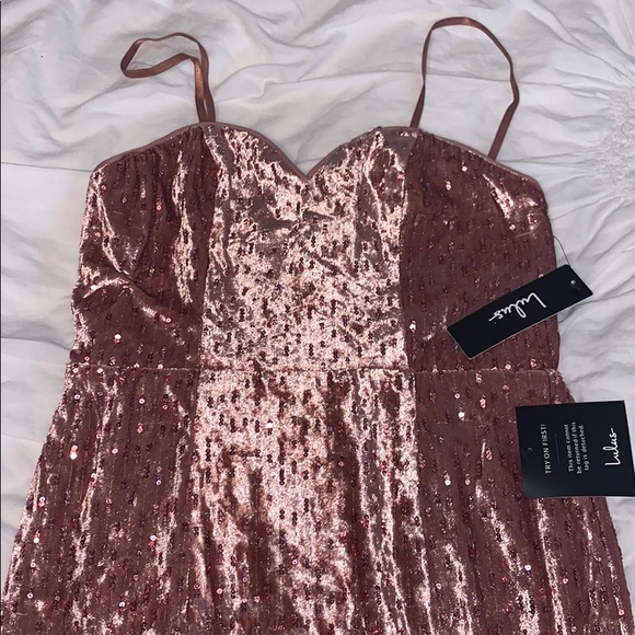 Lulus sequin maxi dress - Picture 5 of 7